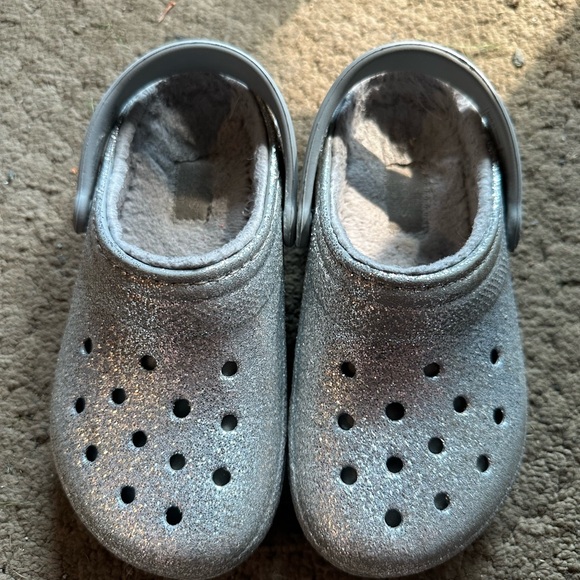 CROCS Other - Girls size 12 fleece lined crocs
